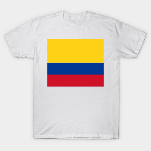 Colombia flag T-Shirt by flag for all